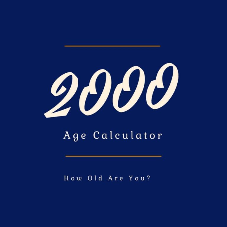If You Were Born in 2000, How Old Are You?